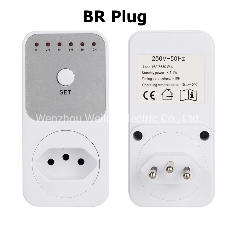 Plug Countdown Timer Switch Smart Control Plug-in Socket Auto Shut off Outlet Automaticl Turn off Electronic Device