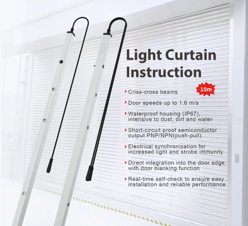 Electric Cross Beam Safety Light Curtain